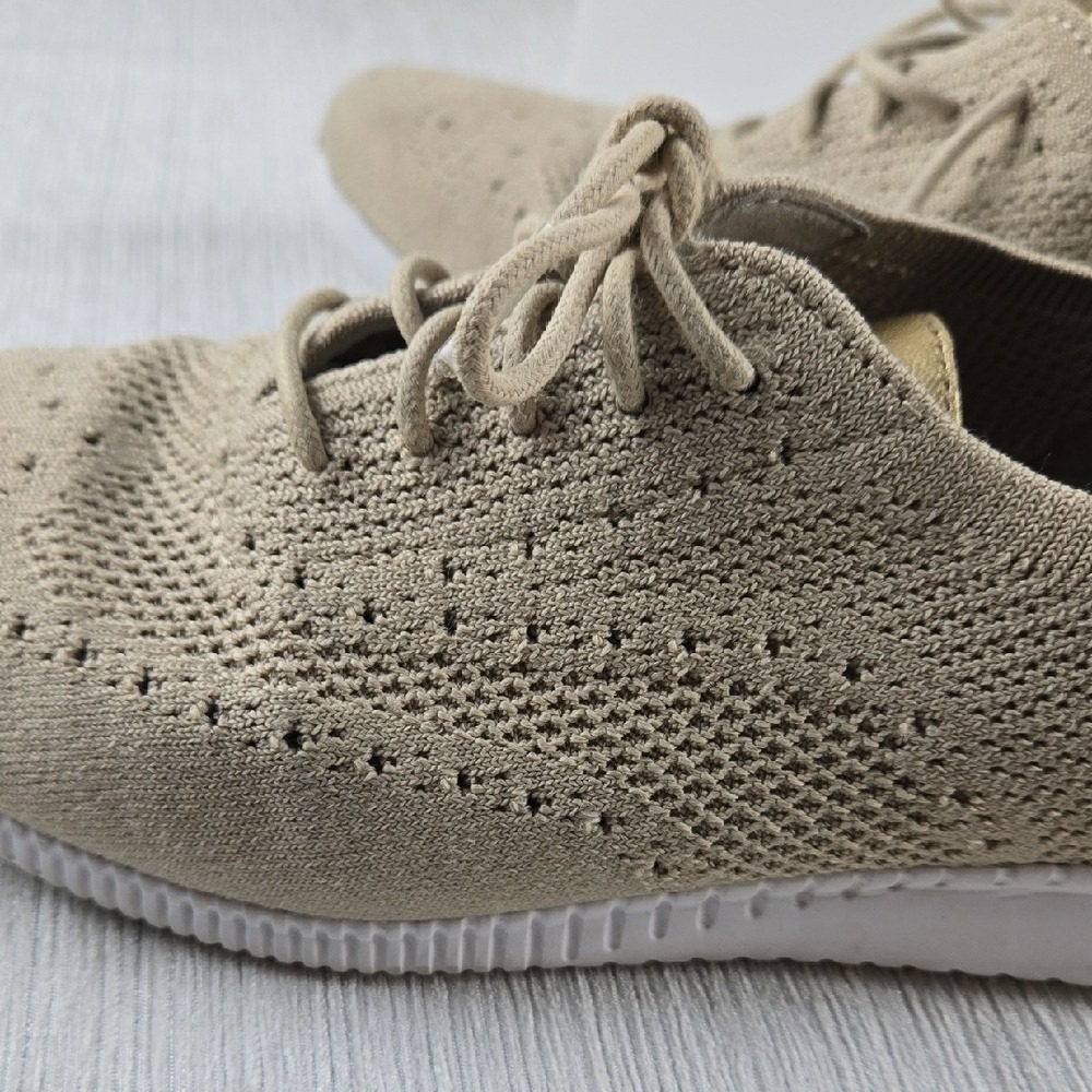 Cole Haan Zerogrand Stitchlite Oxford Beige Gold Knit Sneakers Womens 8.5B - Picture 16 of 16